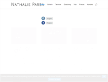 Tablet Screenshot of nathalieparsa.com